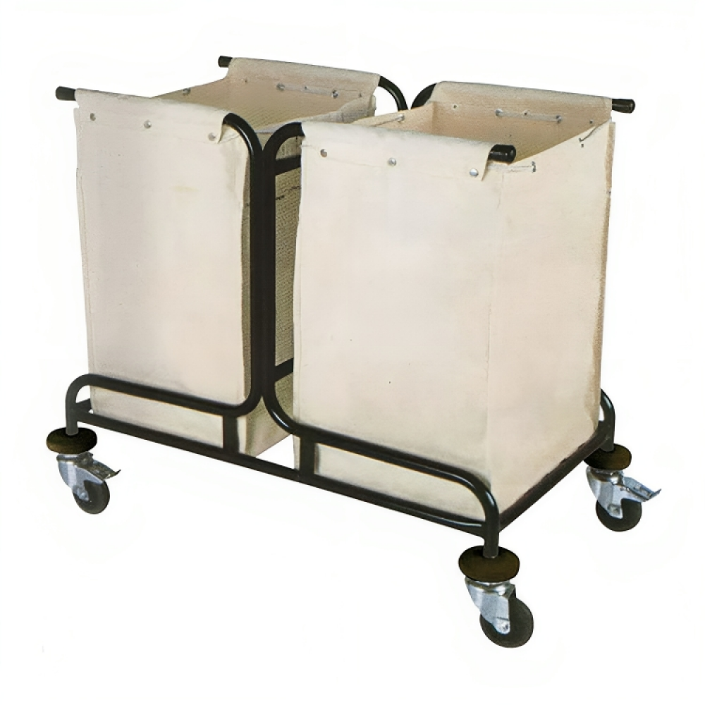 İki Torbalı Kirli Çamaşır Arabası